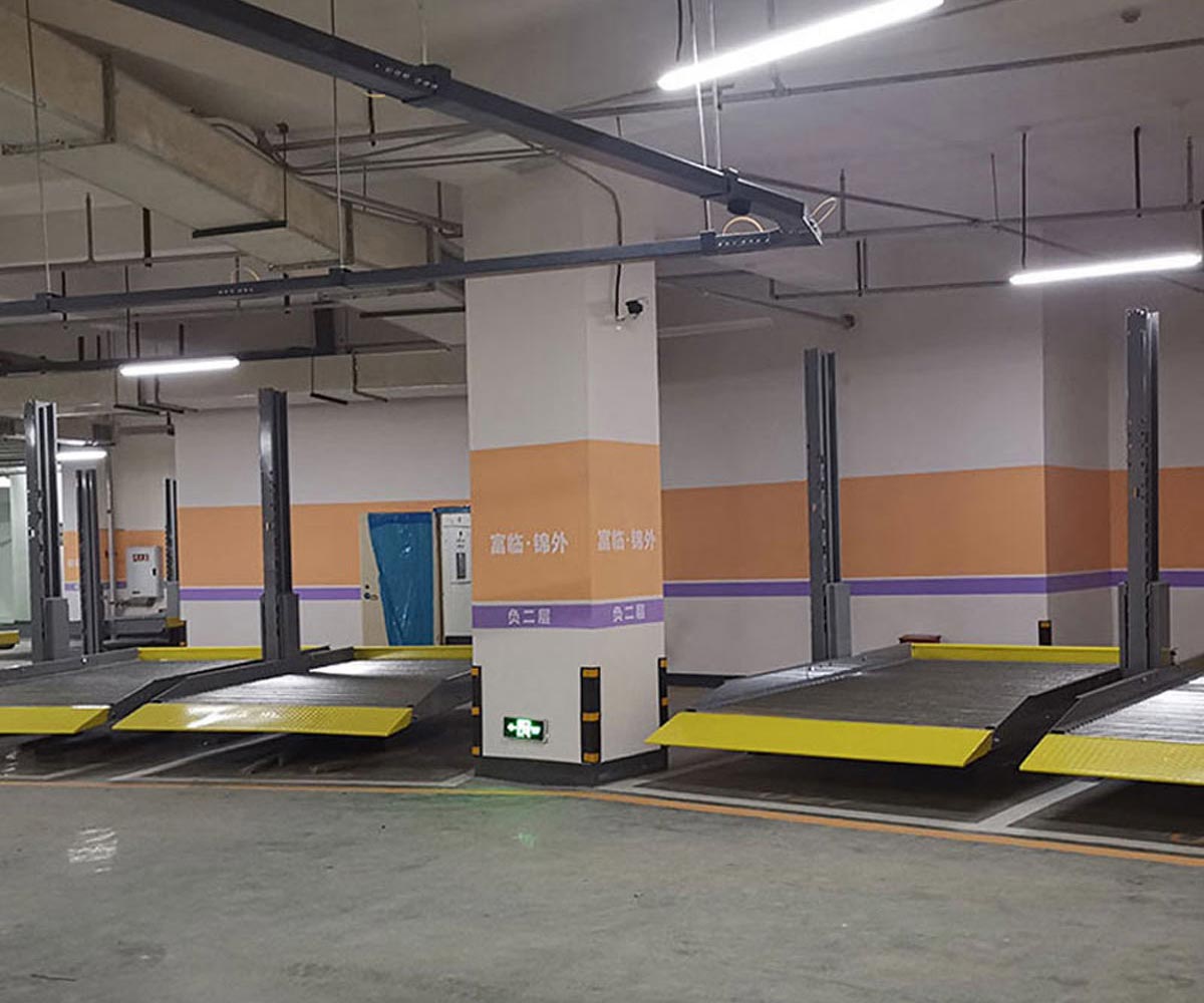 PSH升降平移式機(jī)械車(chē)庫(kù)改造